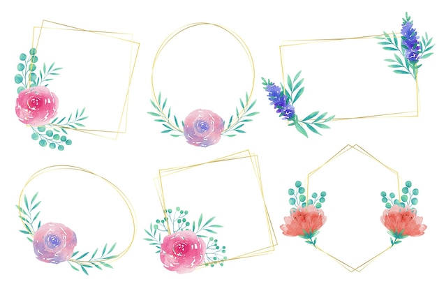 Floral frame collection