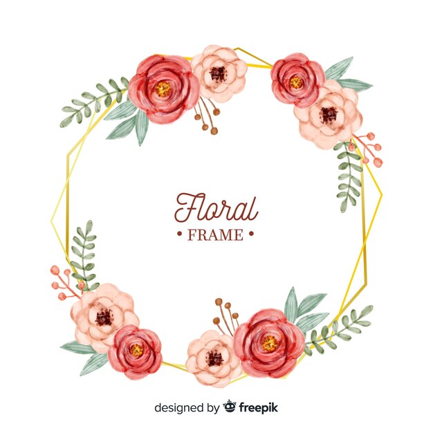 Floral frame