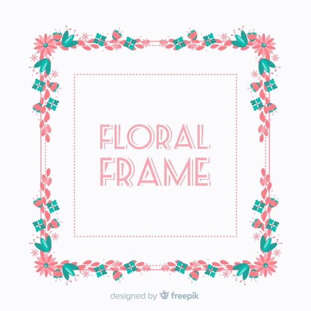 Floral frame