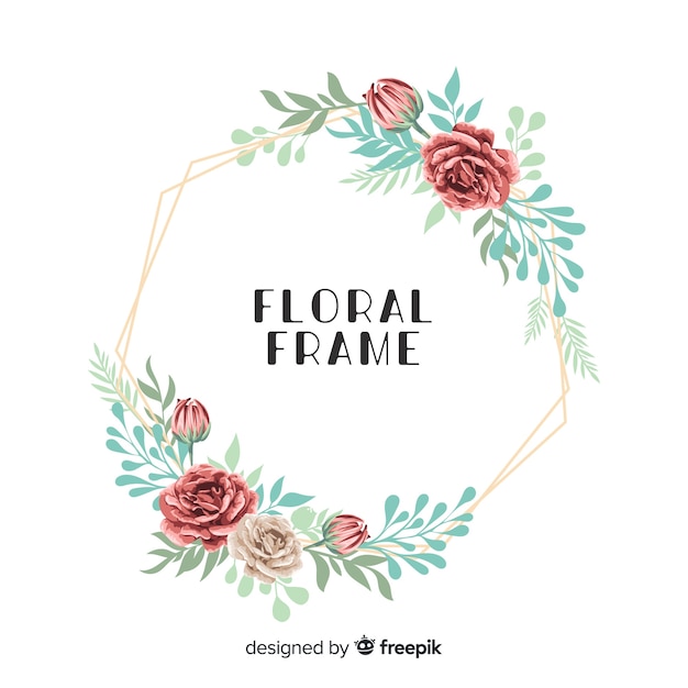 Floral frame