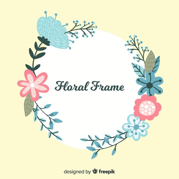 Floral frame