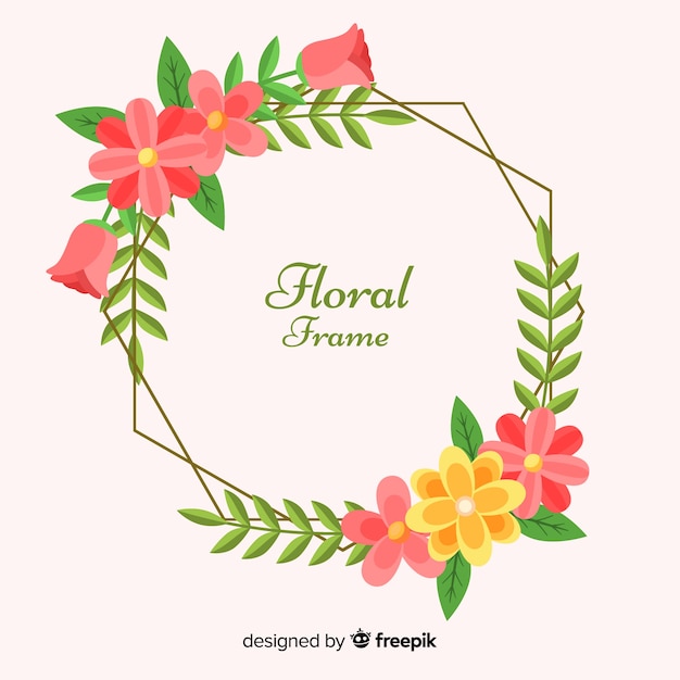 Floral frame