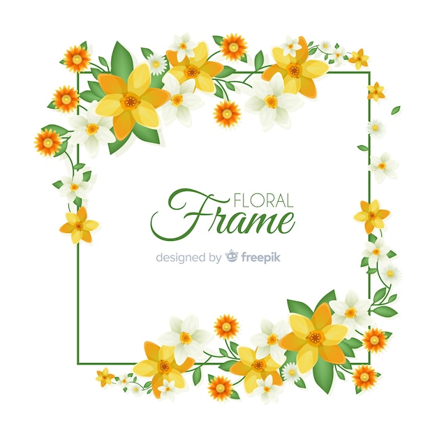 Floral frame