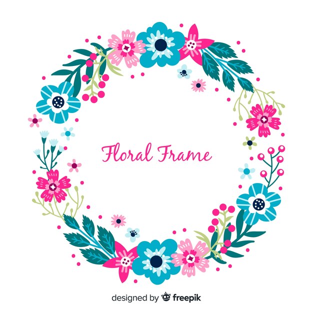 Floral frame