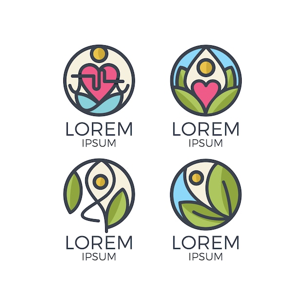 Floral logo collection