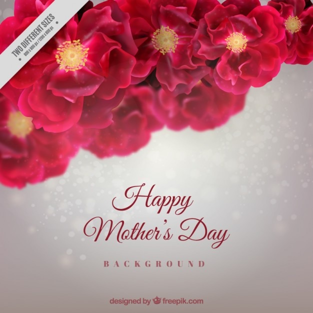 Free Vector floral mother's day background