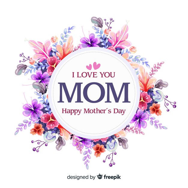 Floral mother's day background