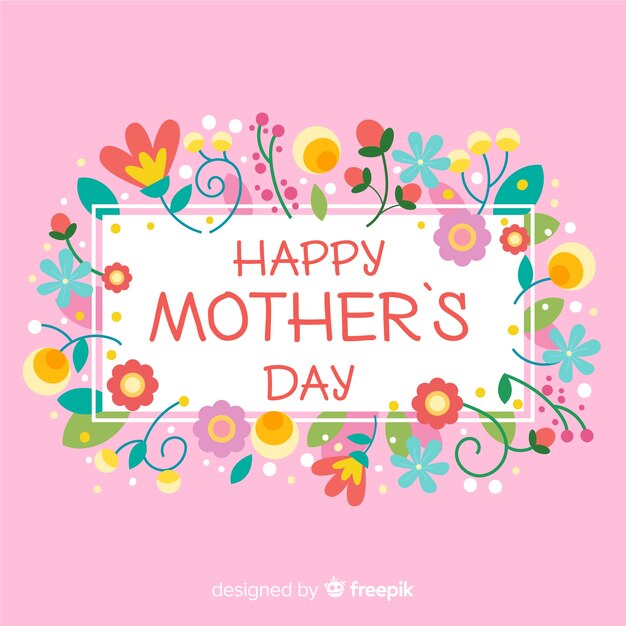 Floral mother's day background