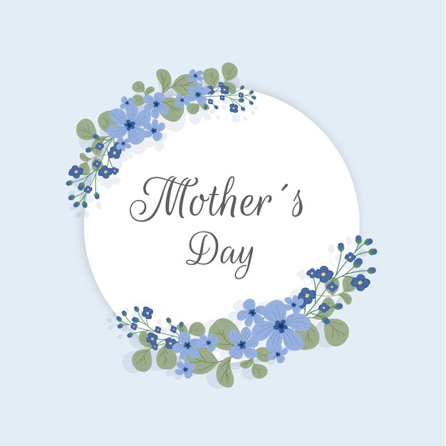 Floral mother's day concept