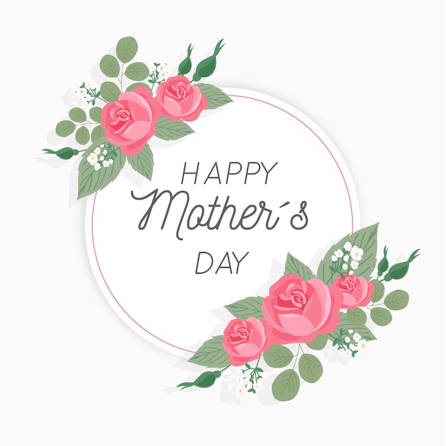 Floral mother's day concept