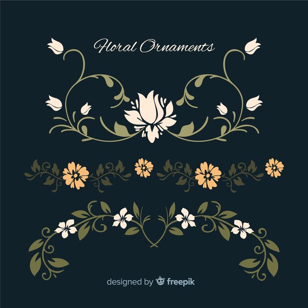 Floral ornament collection