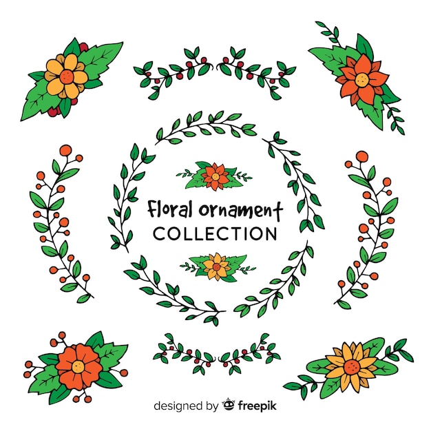 Floral ornament collection