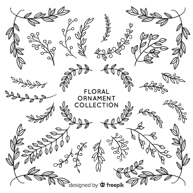 Floral ornament collection