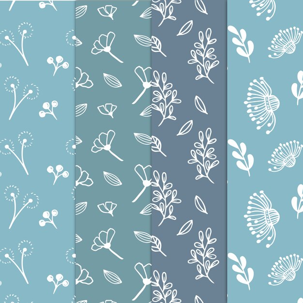 Floral pattern background collection