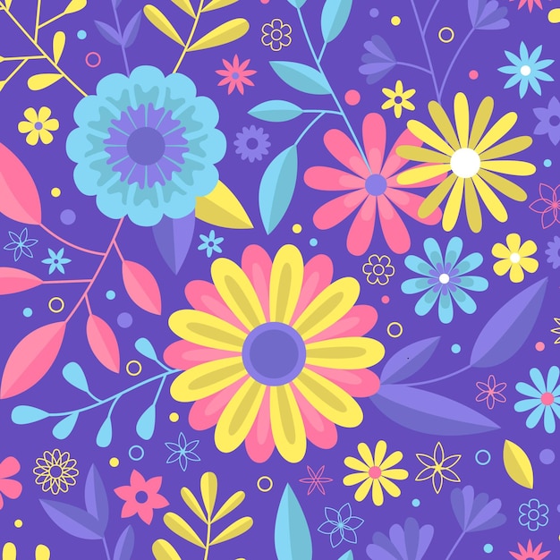 Floral pattern collection concept