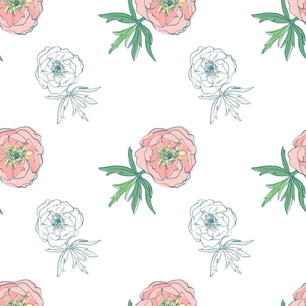 Floral pattern design