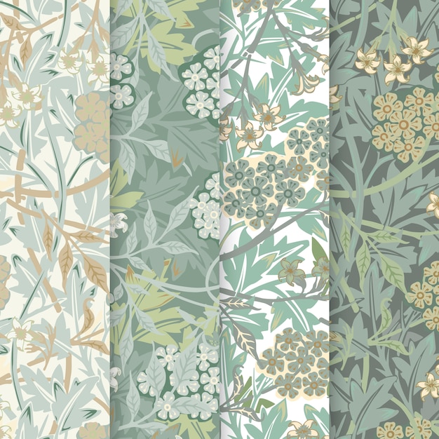 Floral pattern set 