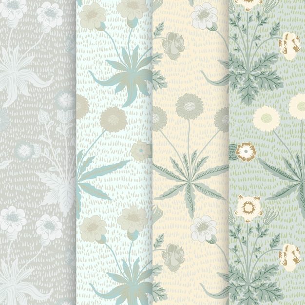 Floral pattern set 