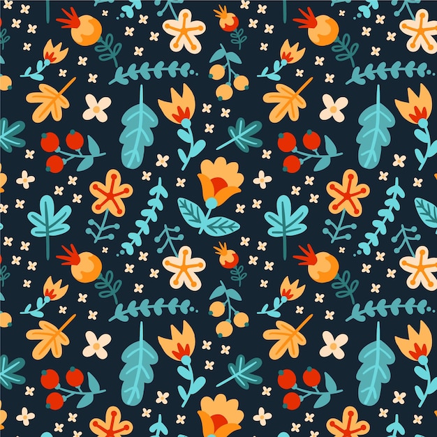 Floral pattern theme