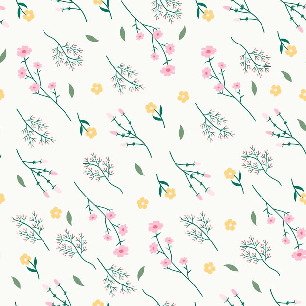 Floral patterned background