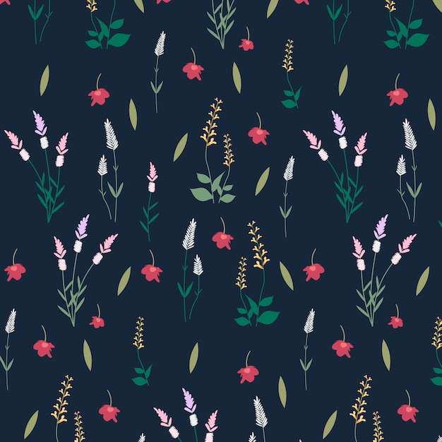 Free Vector floral patterned background