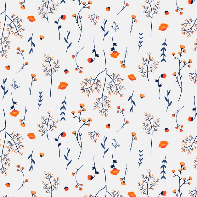 Floral patterned background