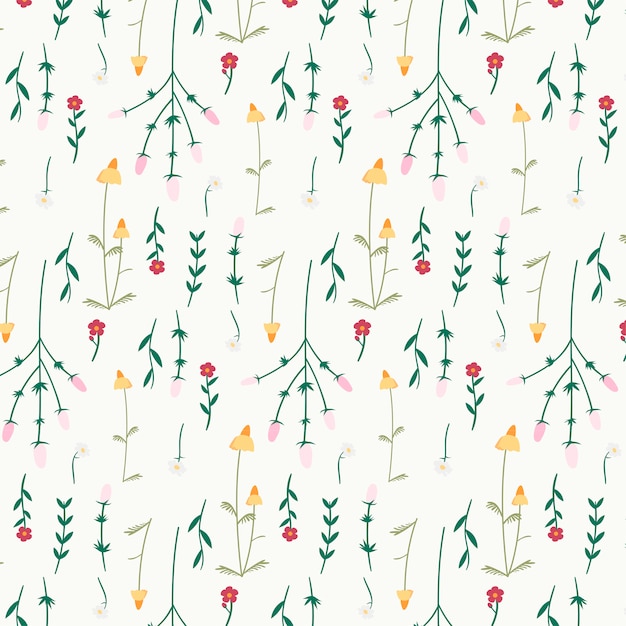 Free Vector floral patterned background