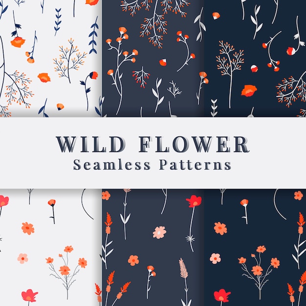 Free Vector floral patterned background