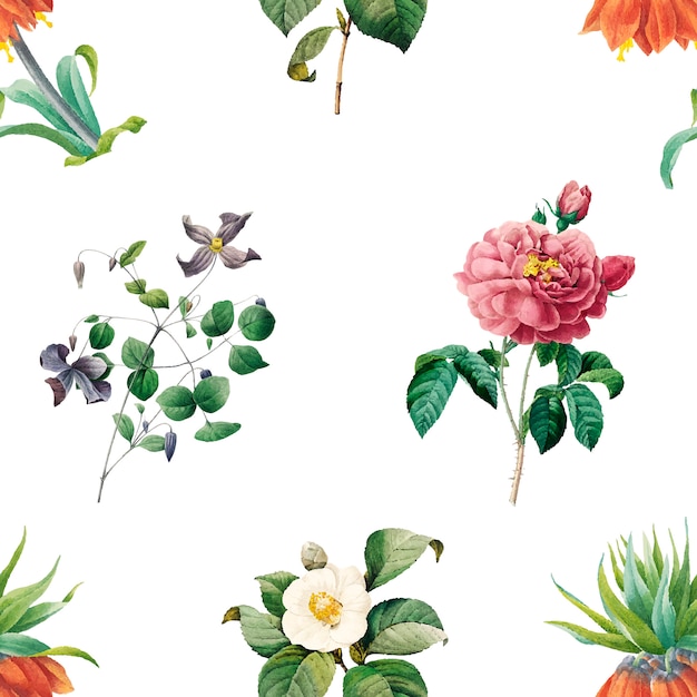 Floral patterned background