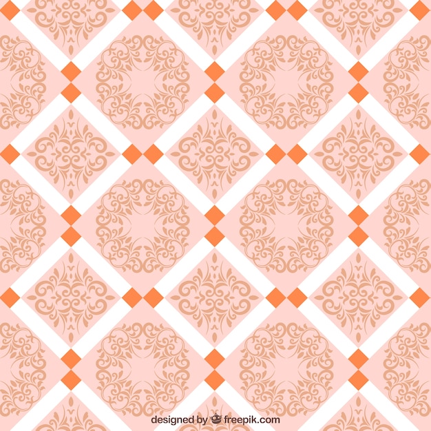 Floral retro pattern