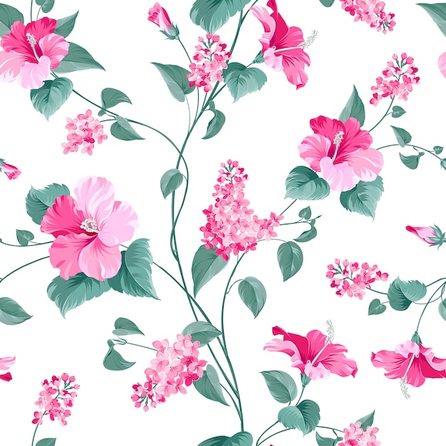 Floral seamless pattern.