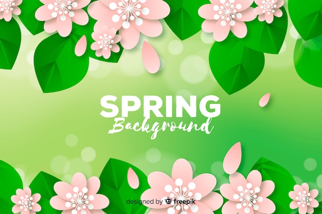 Floral spring background