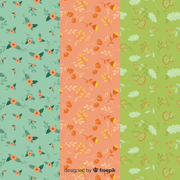 Free Vector floral spring patterns