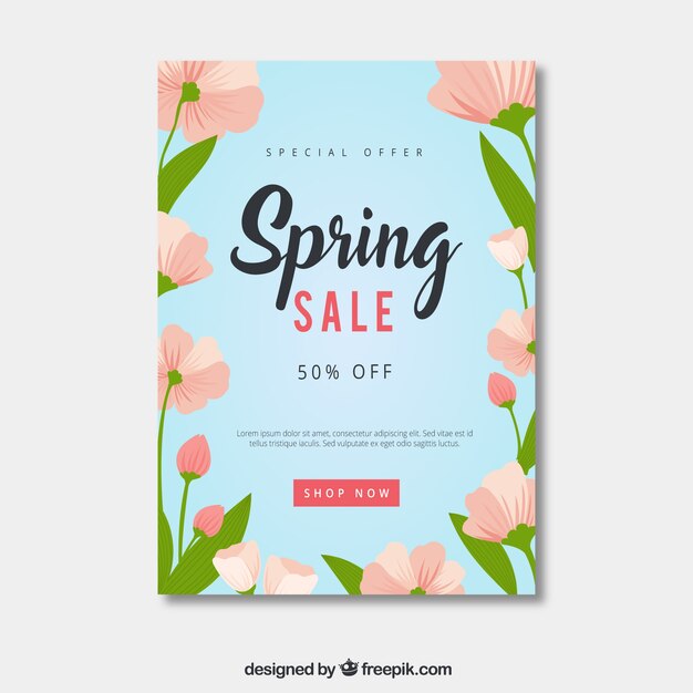 Floral spring sales cover