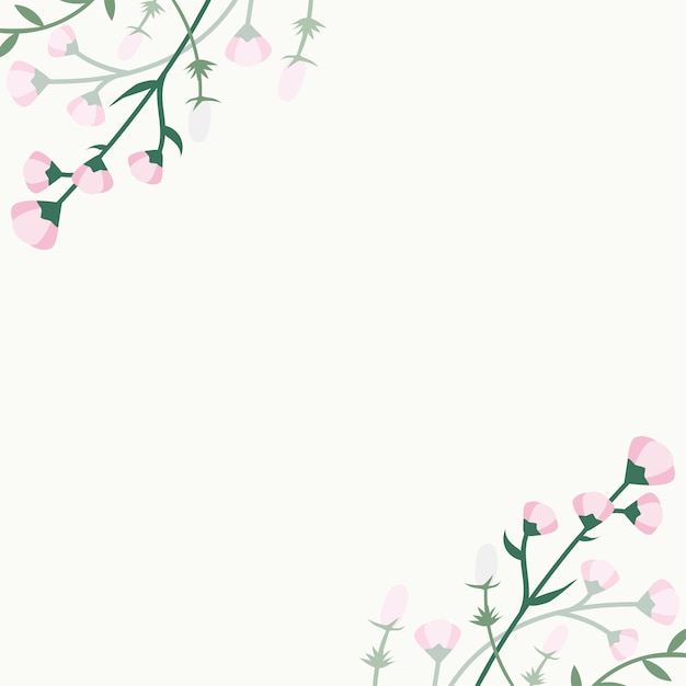 Floral summer background