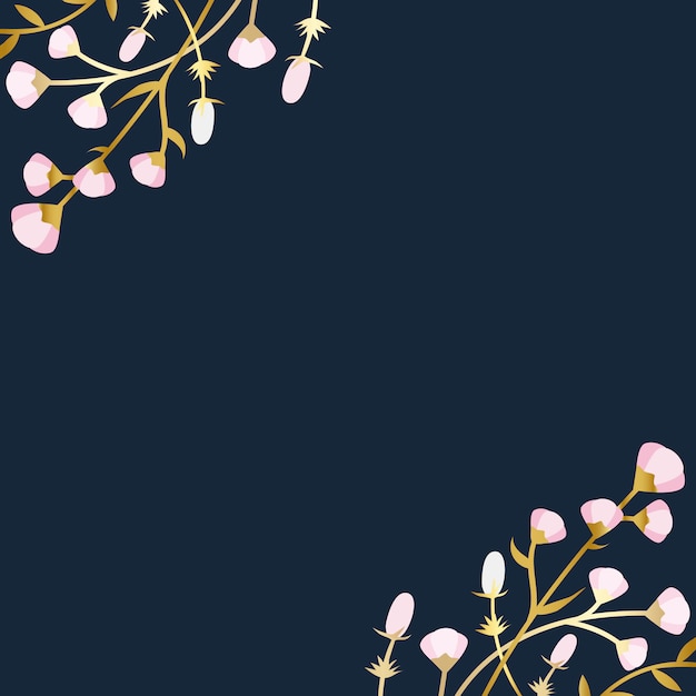 Free Vector floral summer background