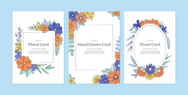 Floral template design