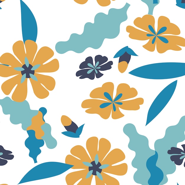 Floral Vector Pattern Design Illustration