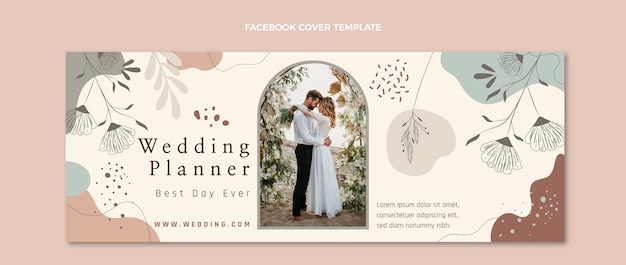 Floral wedding planner facebook cover