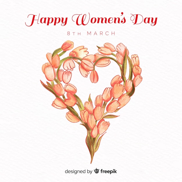 Free Vector floral women's day background