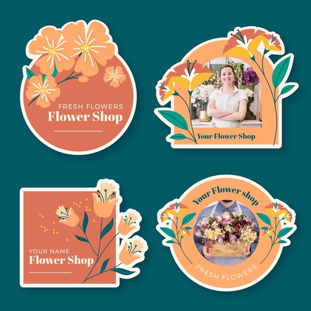 Florist labels collection