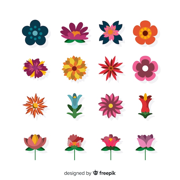 Free Vector flower collection