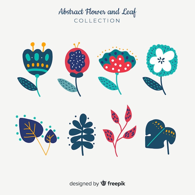 Flower and leaf collection