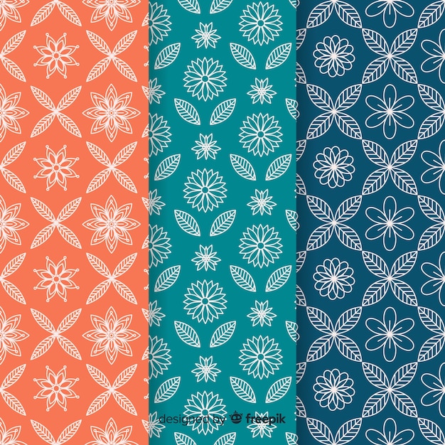 Flower pattern collection