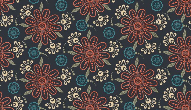 flower seamless pattern background. Elegant texture for backgrounds. 