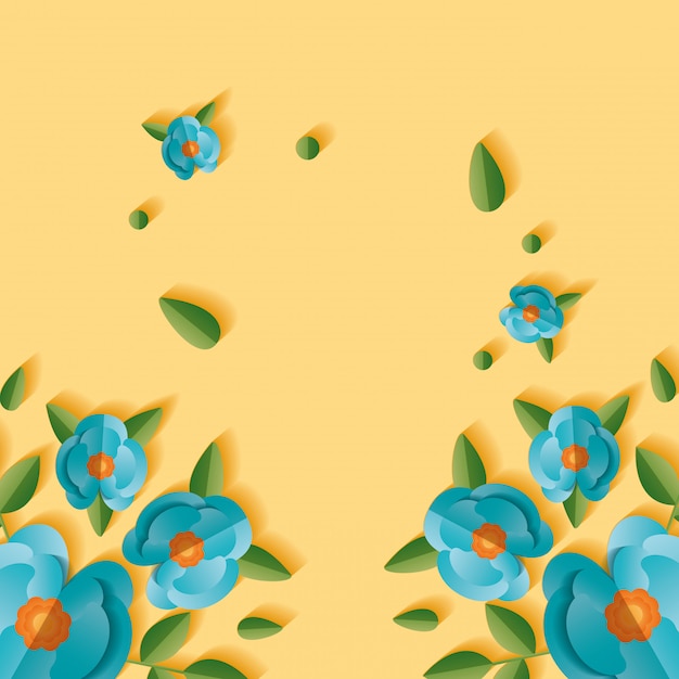 Flowers floral background