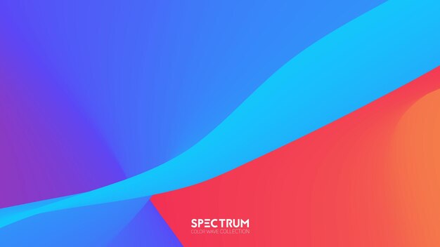 fluid color blend spectrum background.