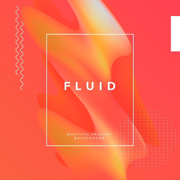 Fluid gradient wallpaper design