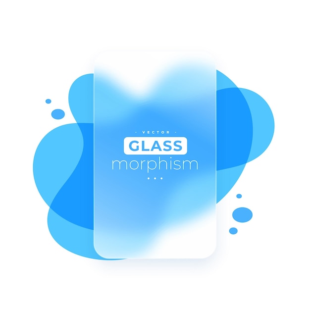 Free Vector fluid style glassmorphism background with glowing gradient desgin