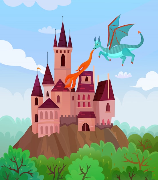 Flying Dragon Castle Composition